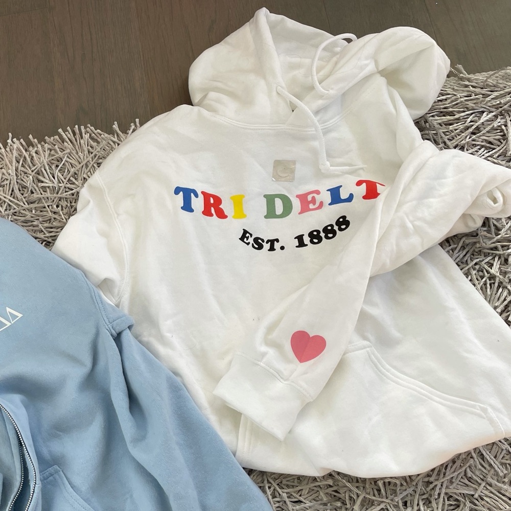 Mad Happy inspired tri delta hoodie